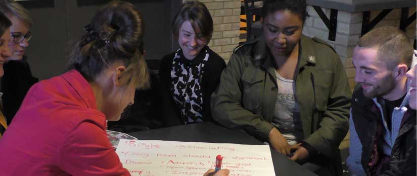 young people design interior
